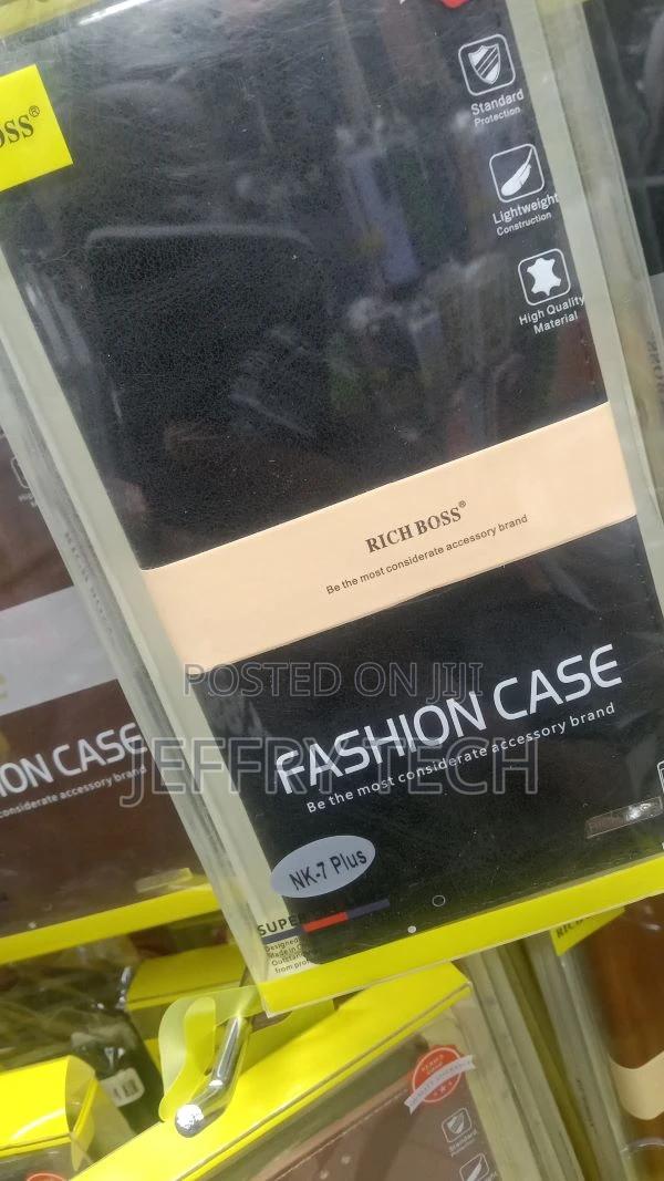 Synthetic PU Leather Flip Cover for Nokia 7 Plus - thumbnail 3