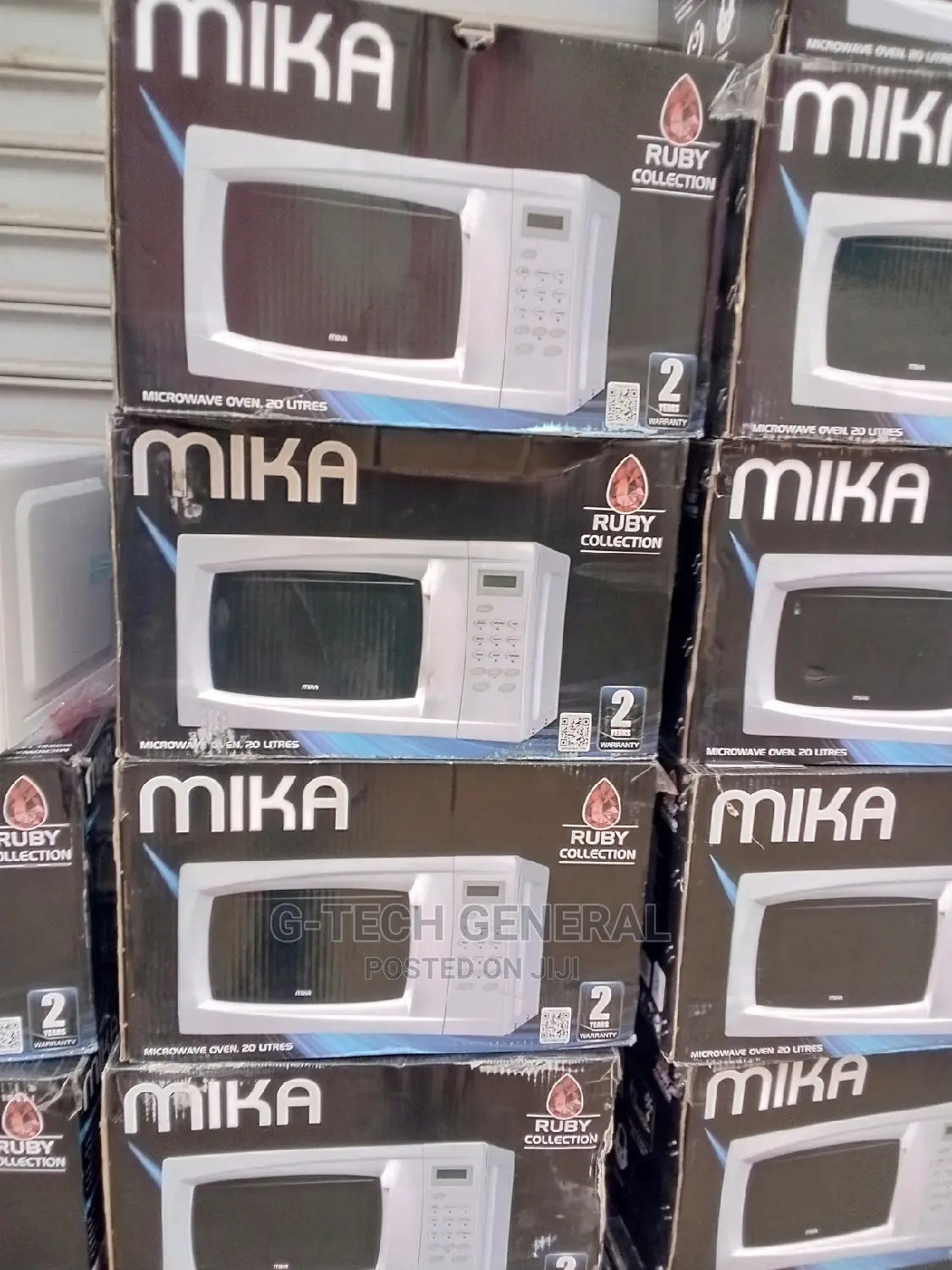 Mika 20l Microwave Oven-White