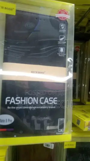 Rich Boss Flip Cover Case for Huawei Mate 9 Pro - Black