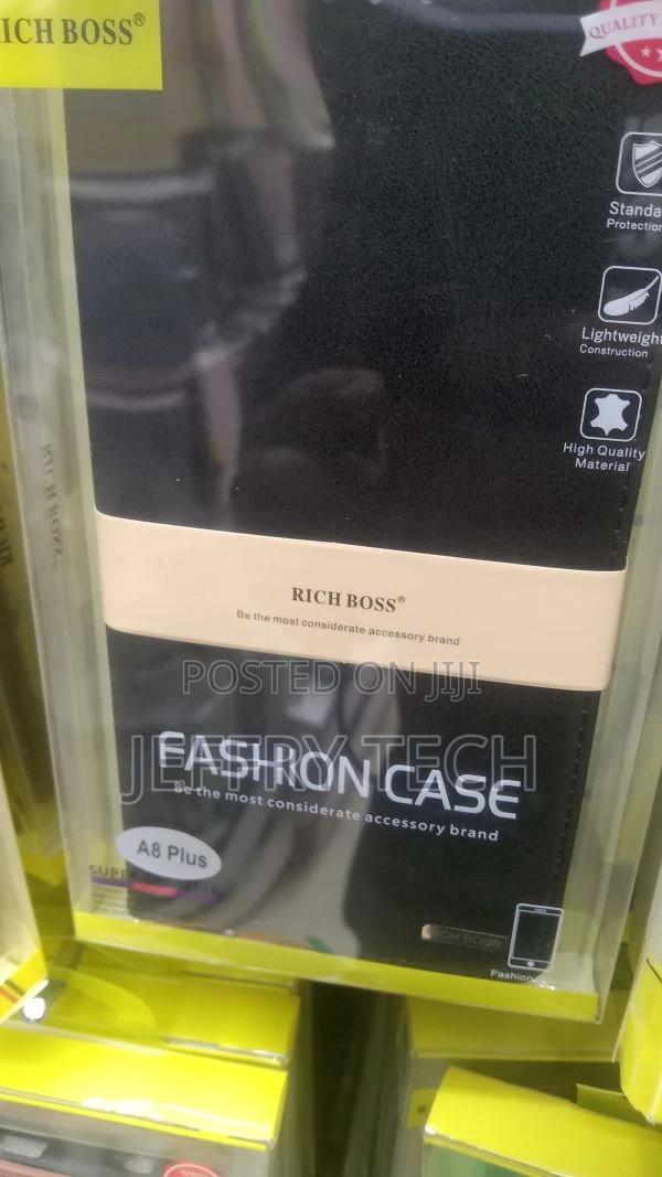 Rich Boss Foldable Flip Cover for Samsung Galaxy A8 Plus