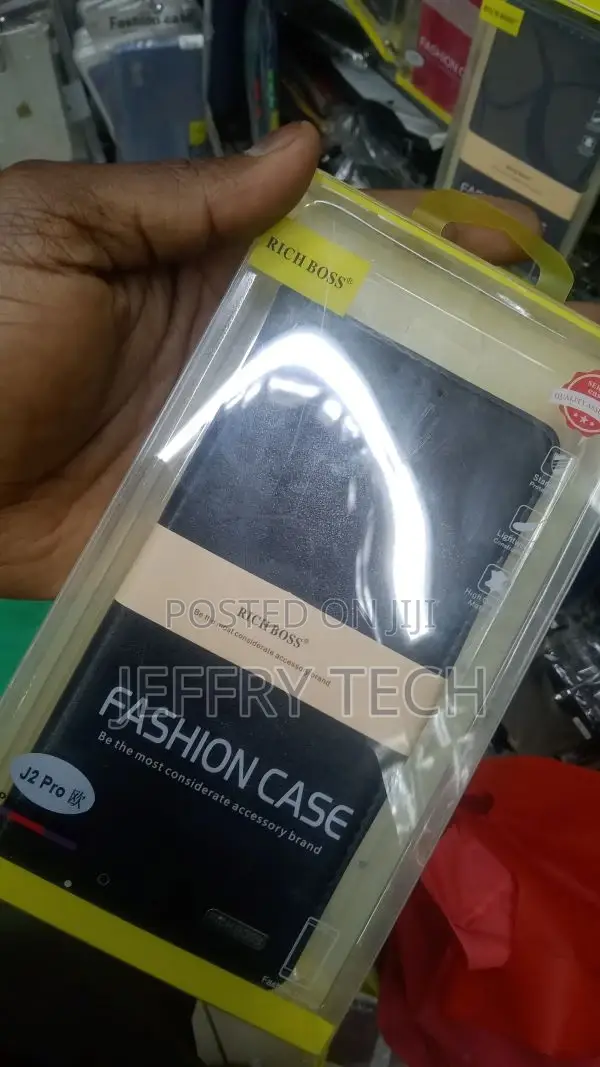 Flip Cover Leather Wallet Case for Samsung Galaxy J2 Pro