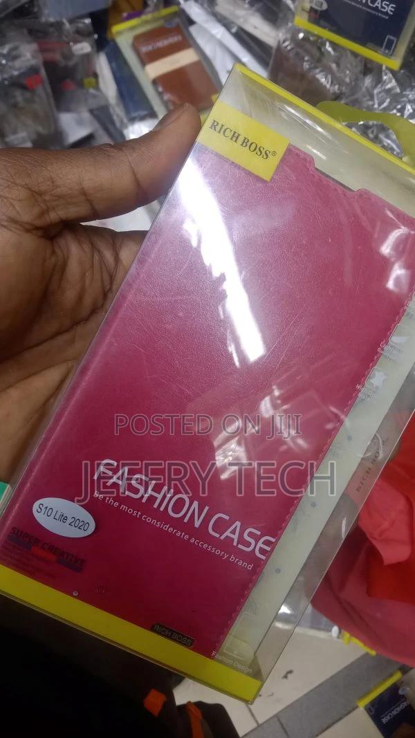 Rich Boss Flip Cover Case for Samsung S10 Lite- Pink - thumbnail 2