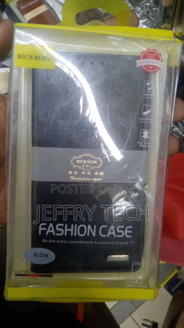 Samsung Galaxy A2 Core Synthetic Leather Flip Cover - main view