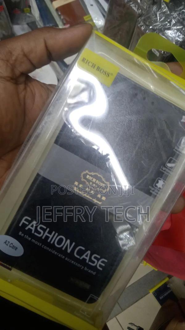 Samsung Galaxy A2 Core Synthetic Leather Flip Cover - thumbnail 2