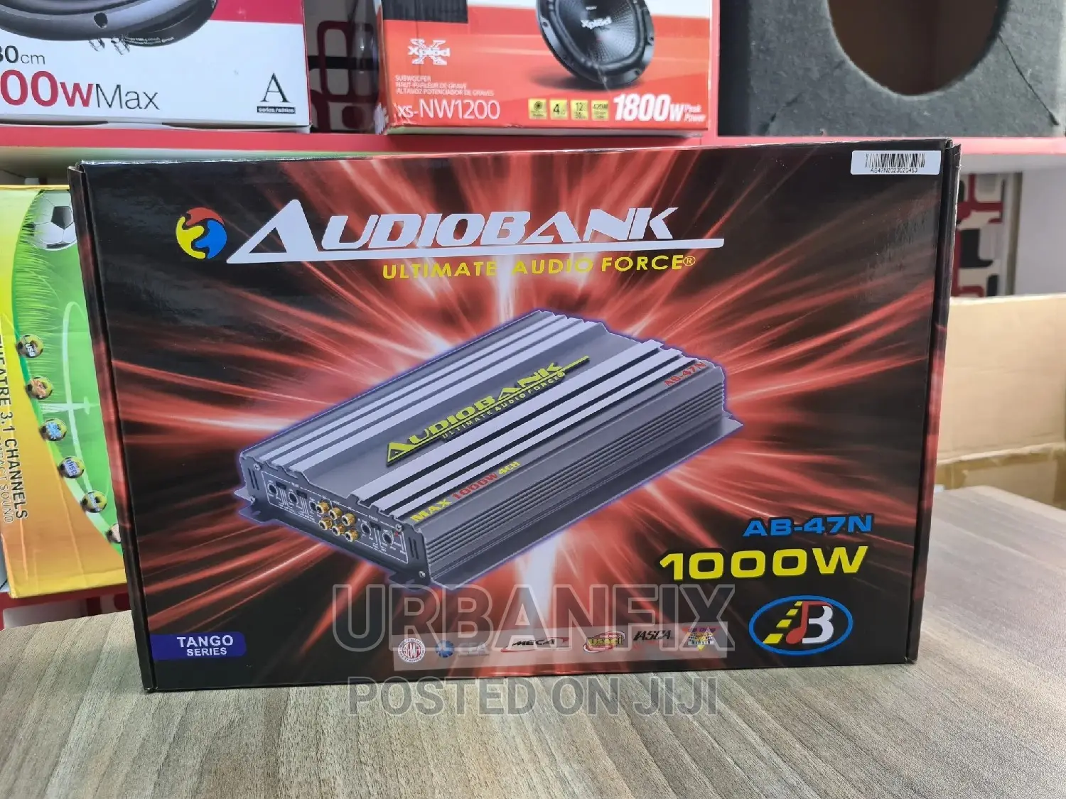 1000 Watts Audiobank 4 Channel Amplifier
