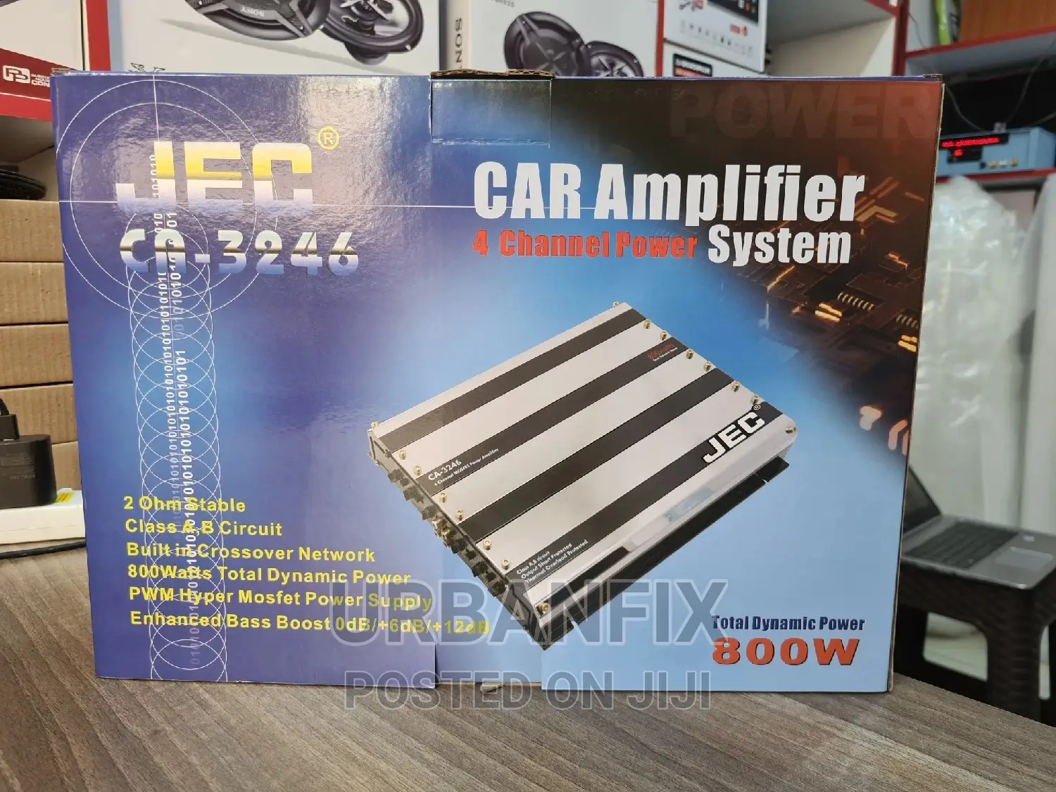 Jec 800 Watts 4 Channel Amplifier