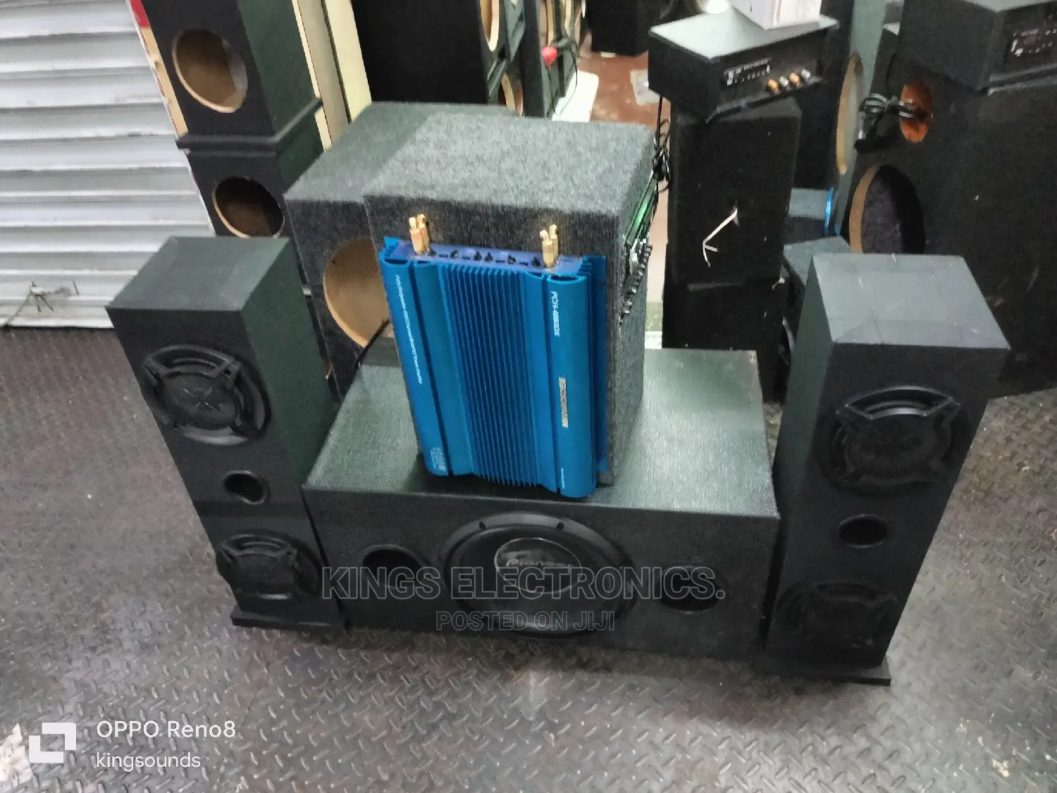Modified Car Sound System.
