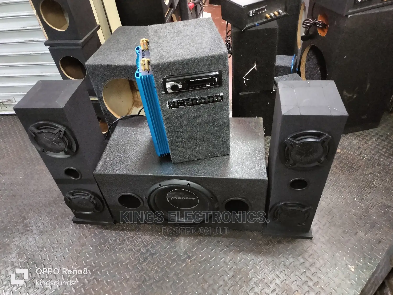 Modified Car Sound System.