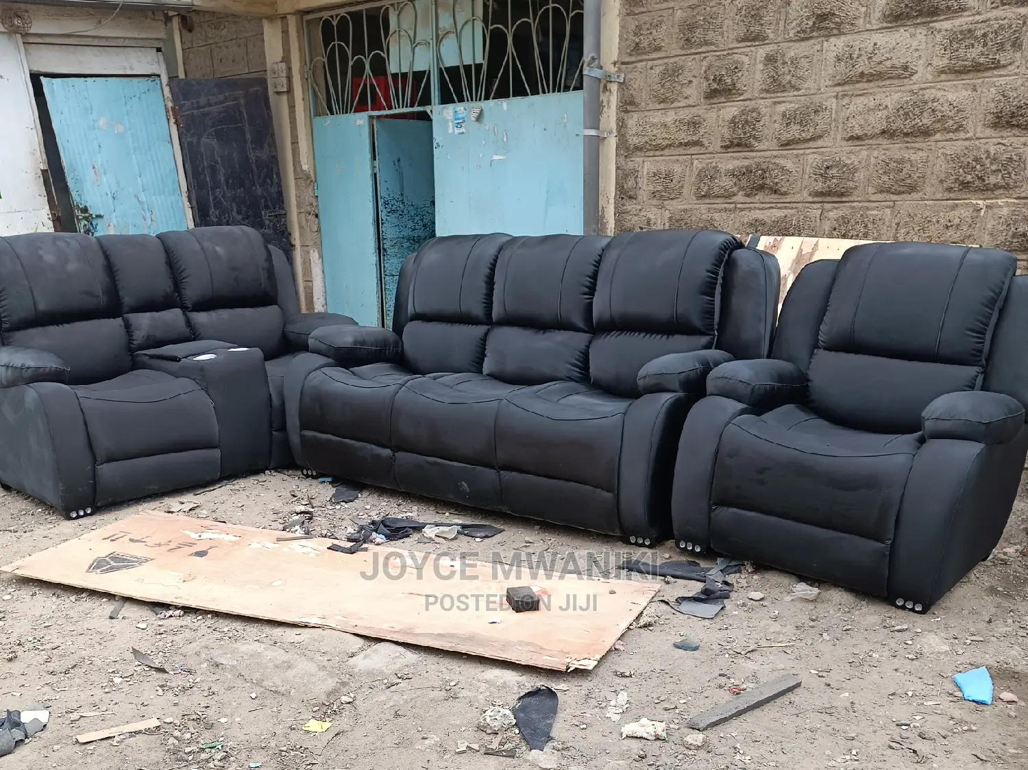 Semi Recliner Sofa 6 Seater With Original Leather