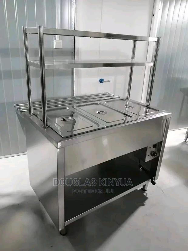 Countertop Food Warmer (3partition). - main view