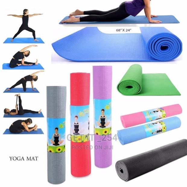 Quality Exercise Yoga Mats Now Available In 2 Thickness - main view
