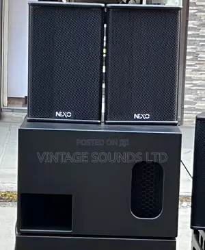 18 Nexo Bass Speaker With Two 12 Inch Nexo Midrange