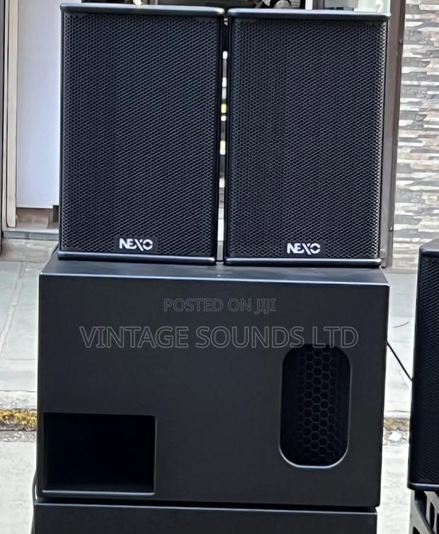 18 Nexo Bass Speaker With Two 12 Inch Nexo Midrange