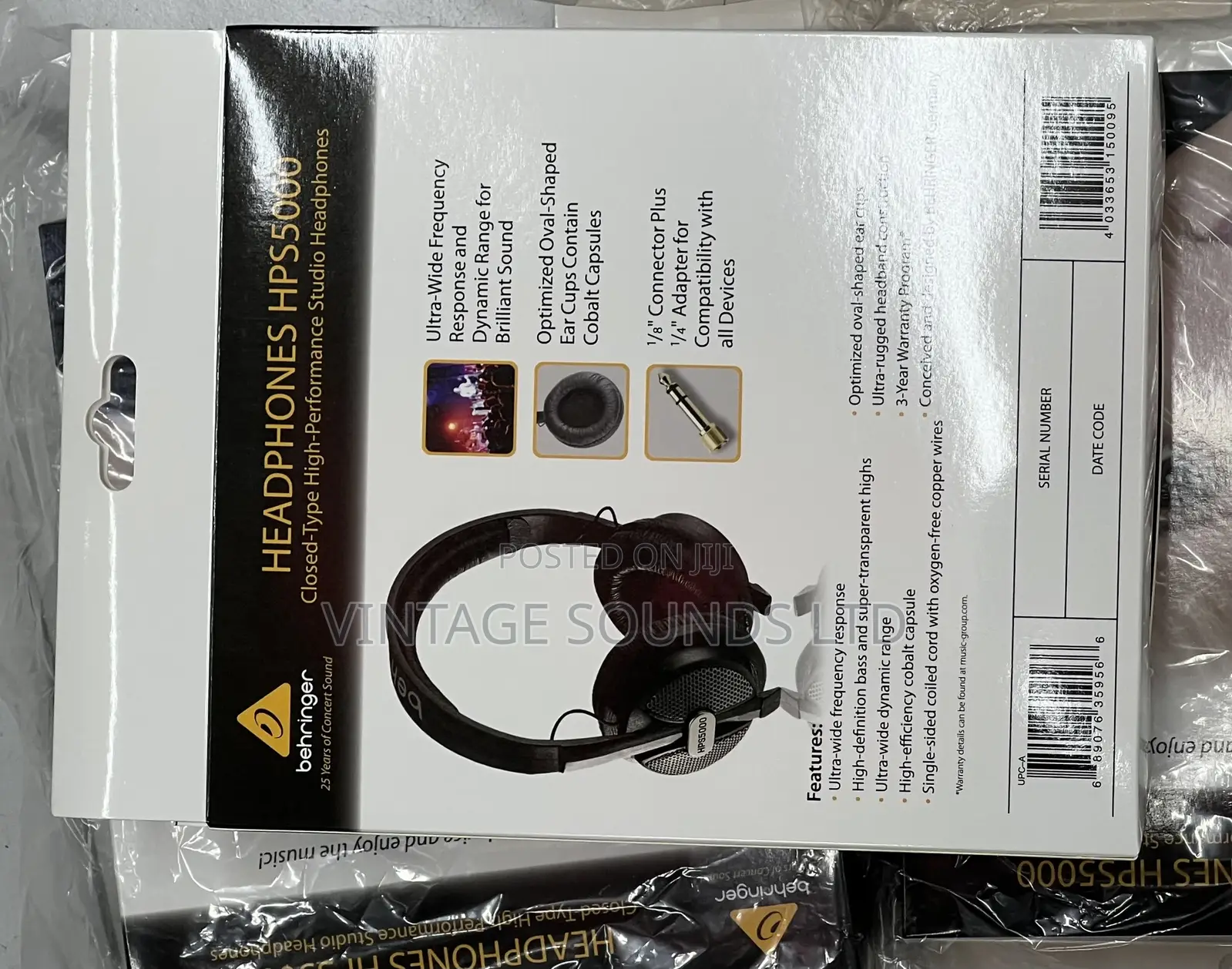 Behringer HPS5000 Studio Dj Headphones