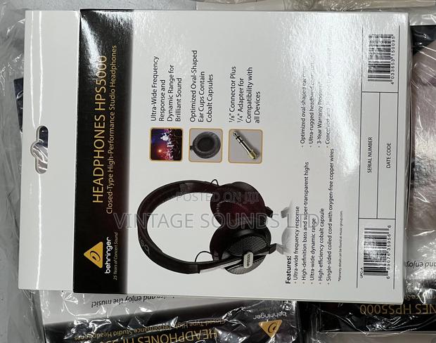 Behringer HPS5000 Studio Dj Headphones - thumbnail 3