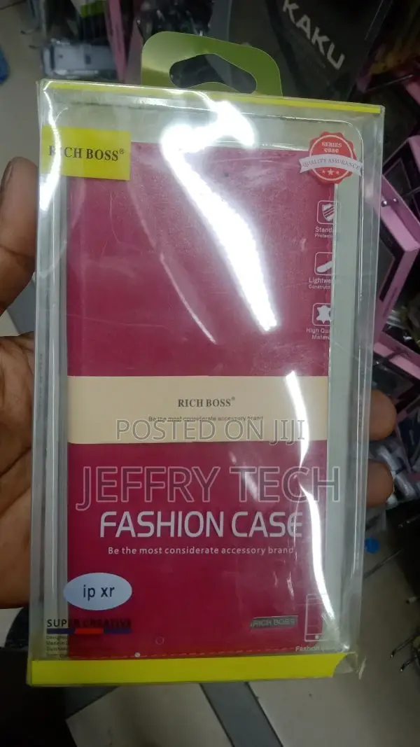 iPhone XR Rich Boss Syntheti Leather Flip Cover Back Case