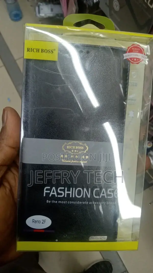Rich Boss Foldable Flip Cover for Oppo Reno 2F Mixed Materia