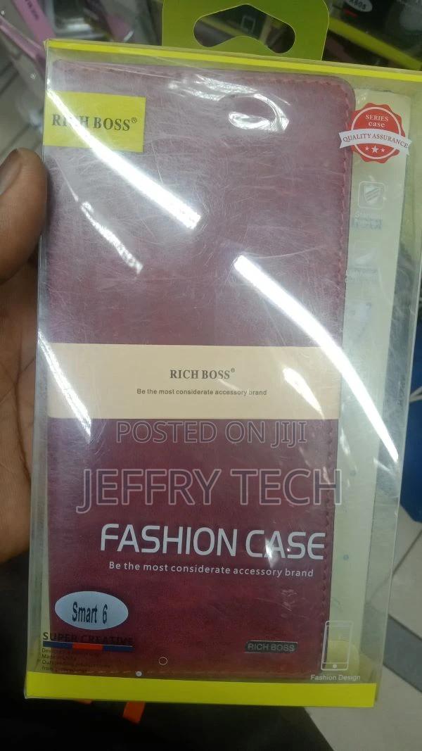 Rich Boss Synthetic Leather Flip Cover Case Infinix Smart 6 - main view