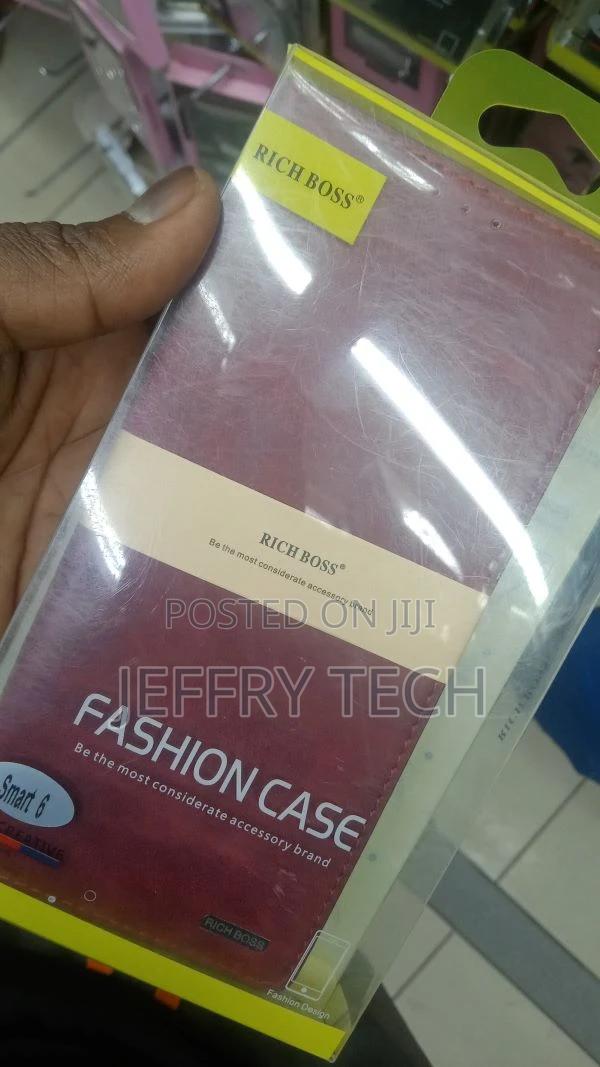 Rich Boss Synthetic Leather Flip Cover Case Infinix Smart 6 - thumbnail 2