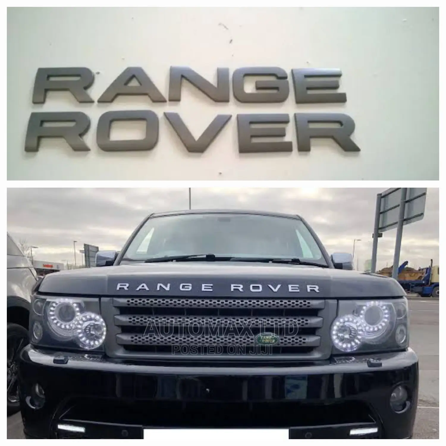 RANGE ROVER, 3D Raised Bonnet Letters With Adhesive