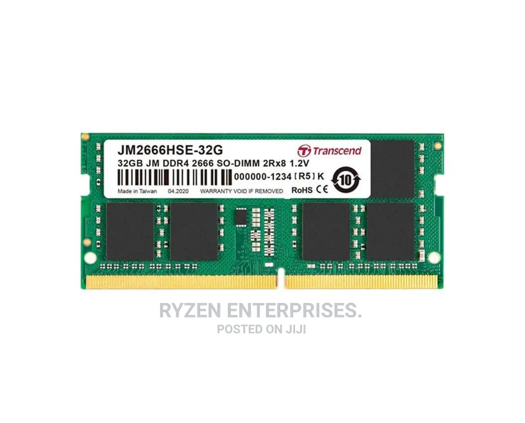 ~~^Transcend Desktop^° RAM DDR4 32GB 2666~^`