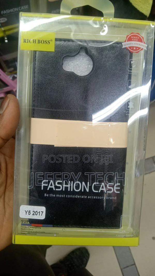 Flip Case for Huawei Y5 2017 Cover Case Black - main view