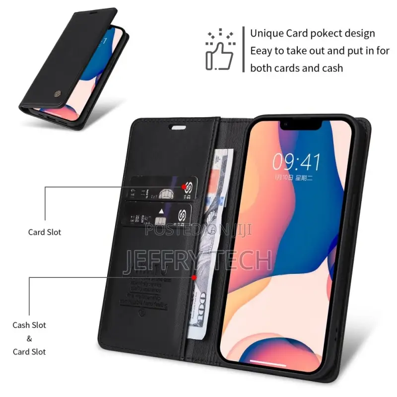 Flip Cover iPhone 14 Decorative Rivet