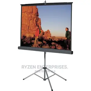 ~`~ Projector Screen 180×180cm Tripod