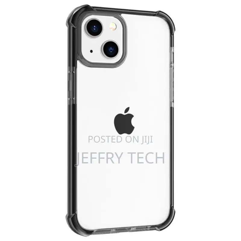 Transparent iPhone 14 Case Colored Edges