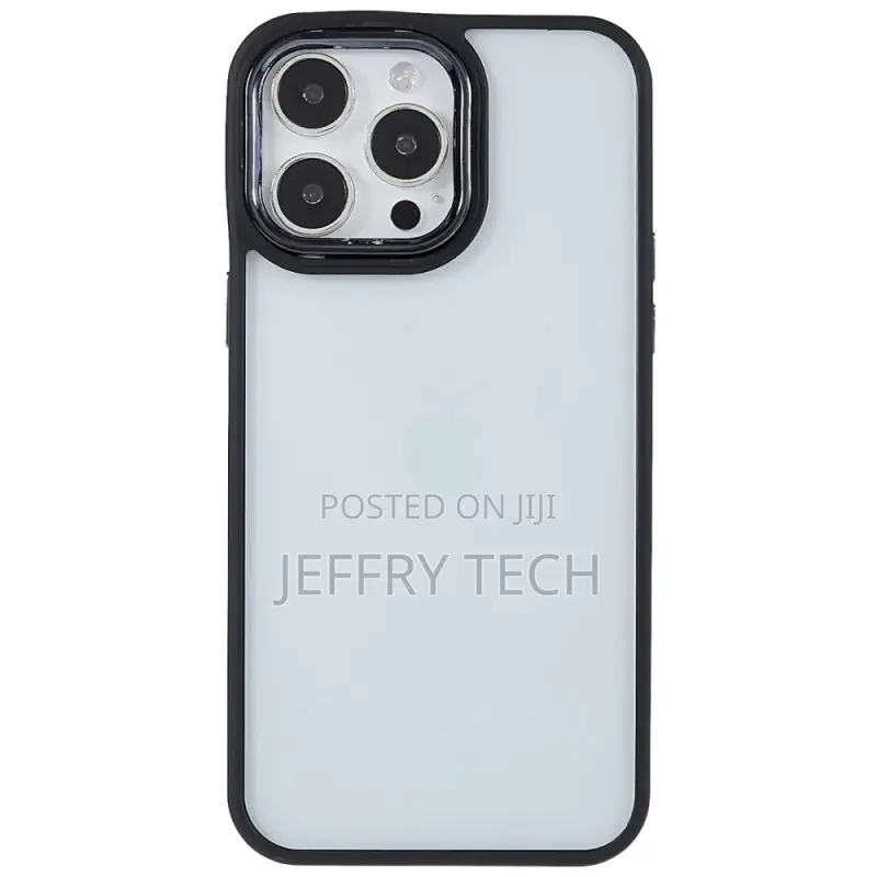 iPhone 14 Pro Max Clear Case Colored Edges