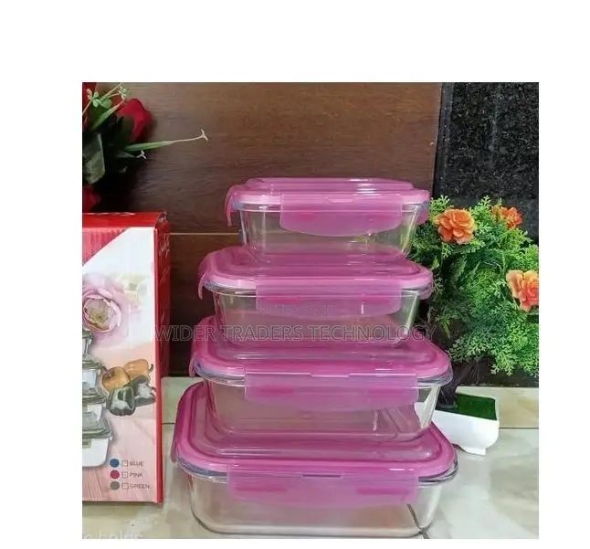 Signature Set of 4 Glass Storage Bowls