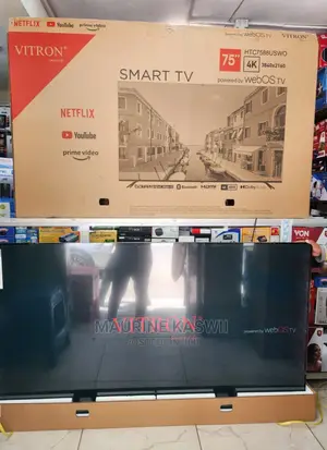 Vitron 75′′ Smart HDR Frameless TV – Powered by Webos