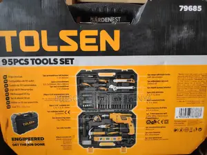 Tolsen 95pcs Tools Set 79685 Electric Drill Tools Kit Complete Box