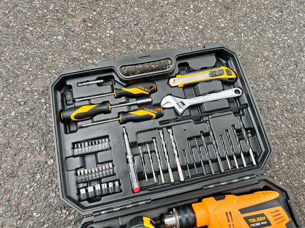 Tolsen 95pcs Tools Set 79685 Drill Complete Tools Box - thumbnail 3