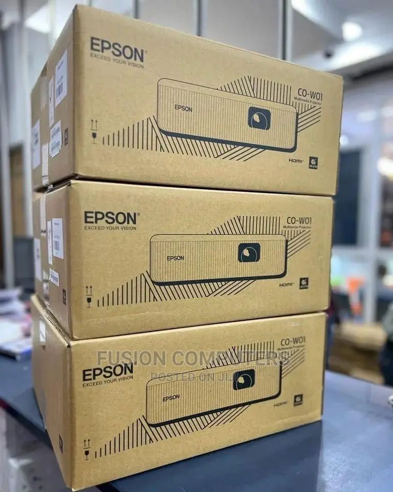 Epson Co-W01 Projector 3000 Lumen 3lcd Wxga Projector