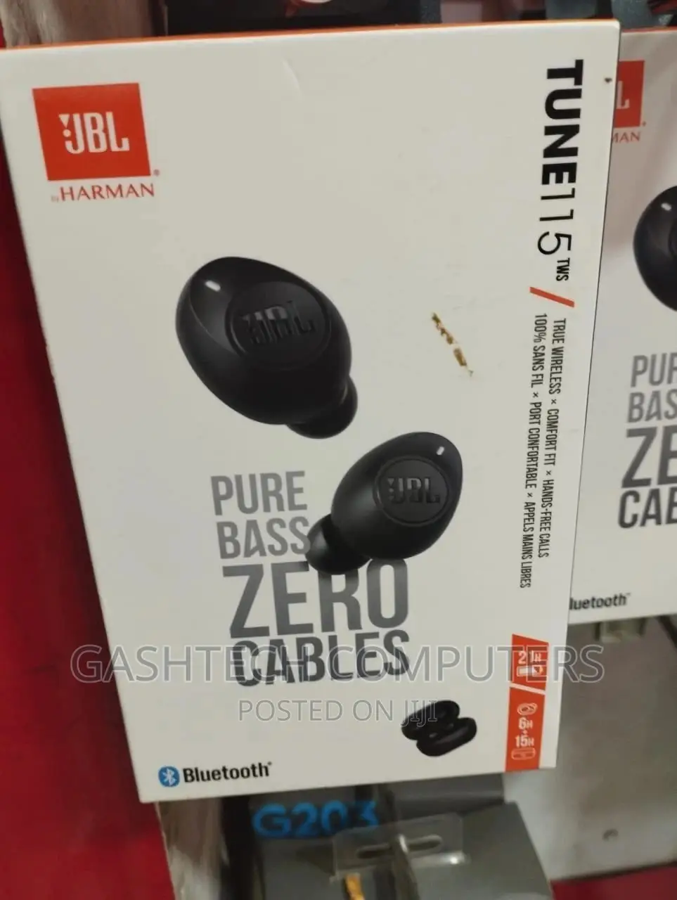 JBL Tune115 Bluetooth Earbuds