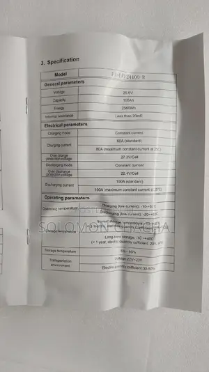 Power All Lithium 100ah 25.5V Battery Module Price in Kenya