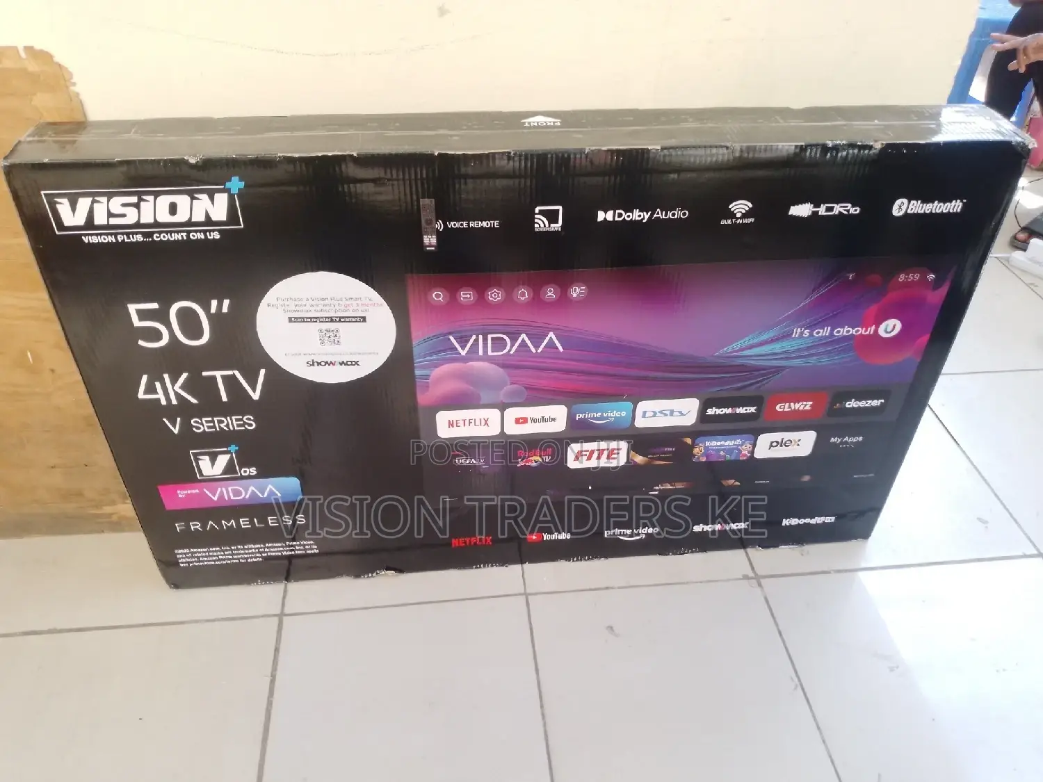 Vision Plus 50 Inches Vidda Frameless Tv