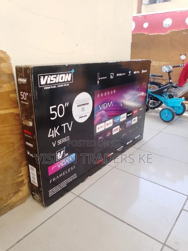 Vision Plus 50 Inches Smart Android Frameless Vidda Tv. - main view