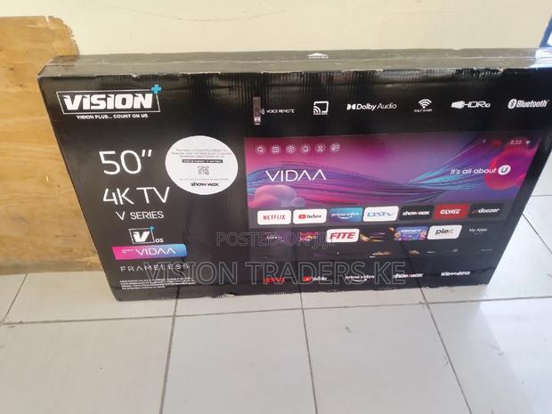 Vision Plus 50 Inches Smart Android Frameless Vidda Tv. - thumbnail 3