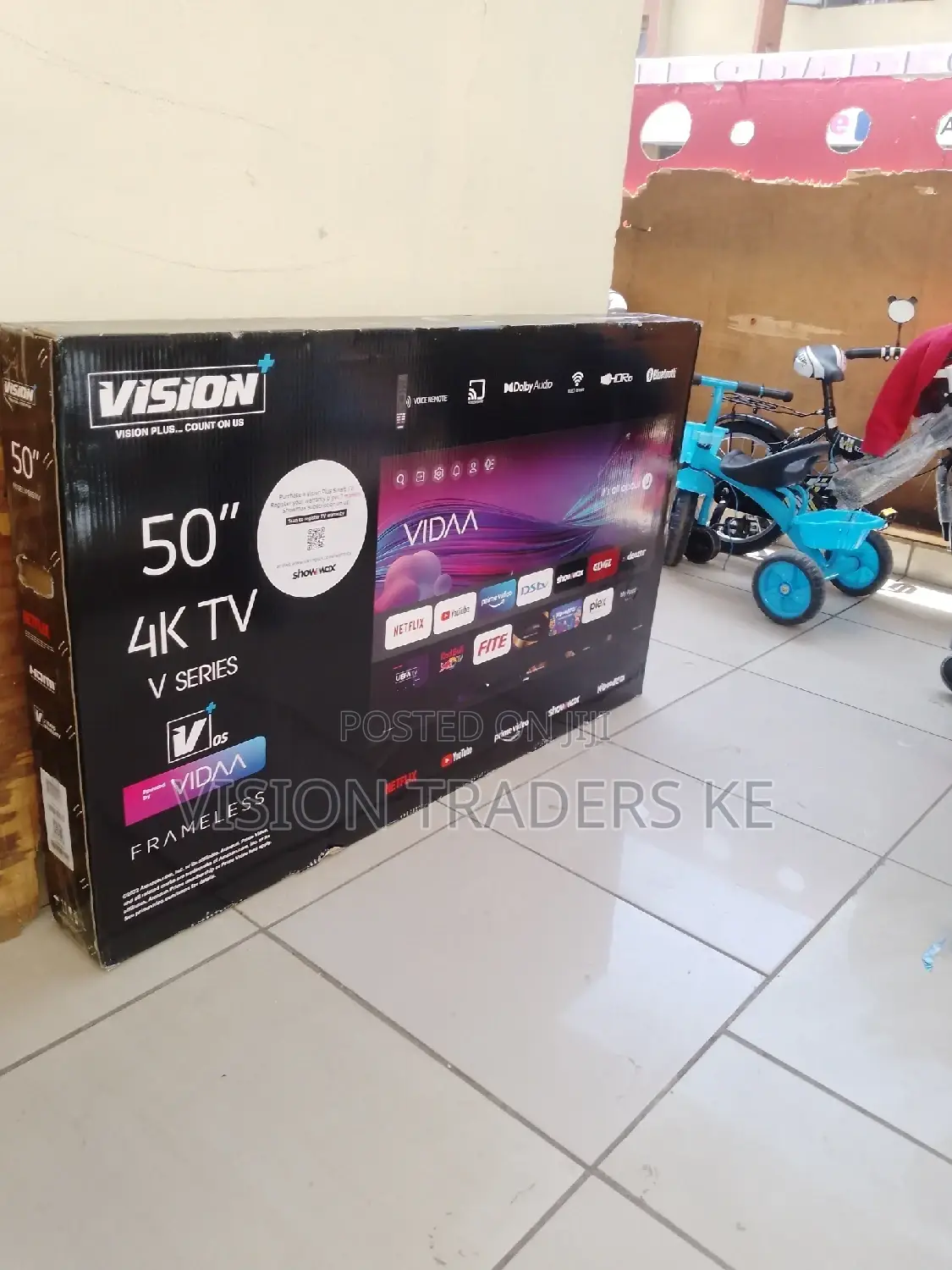 Vision Plus 50 Inches Smart Android Vidda With Netflix