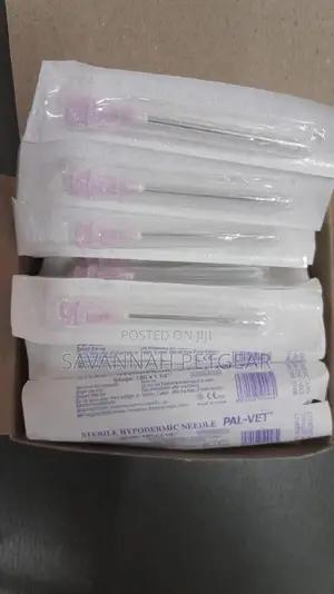 Sterile Hypodermic Needles for Single Use 18g, 21g, 23g Pack