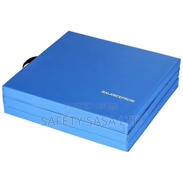 Tri- Fold Floor Mat Aerobic Workout Floor Mat - thumbnail 2