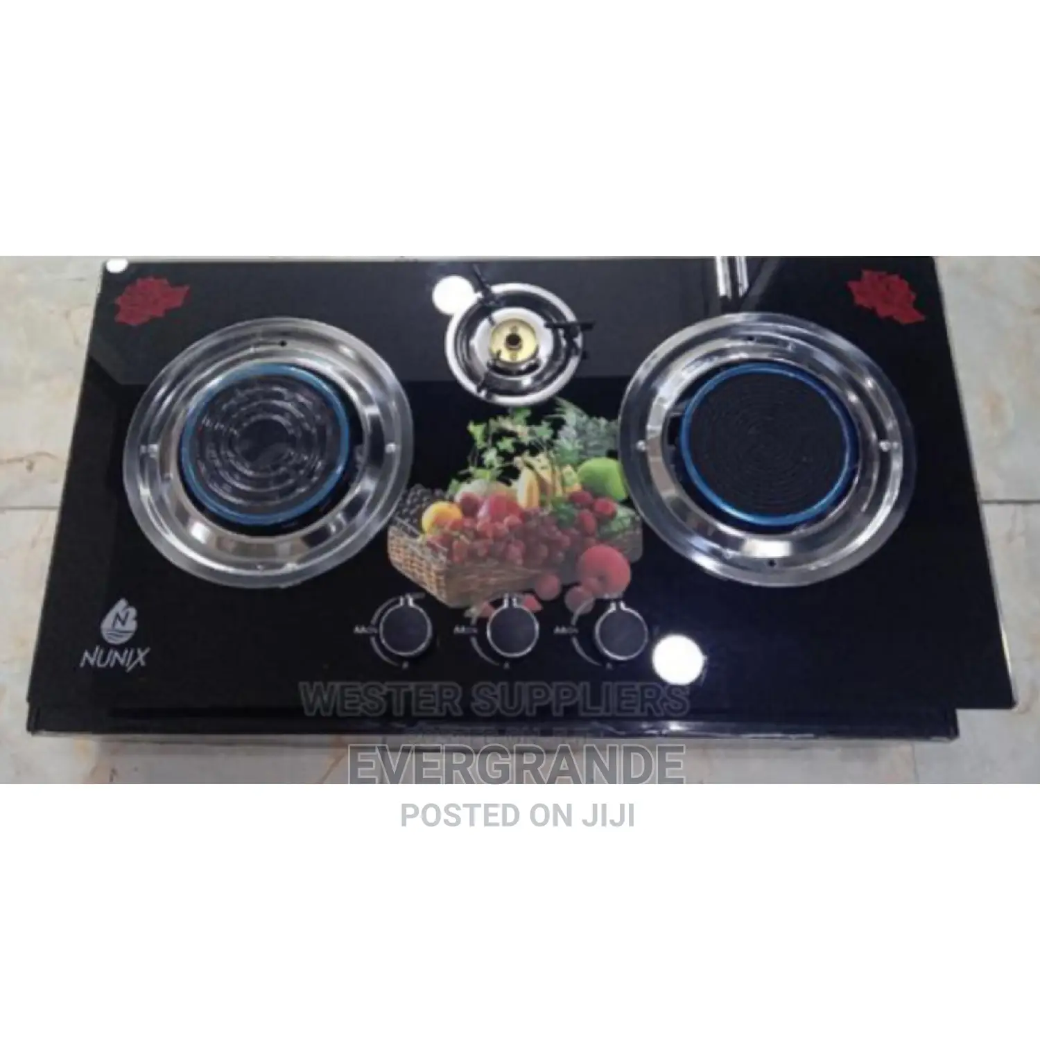Nunix Infrared 3 Burner Table Top