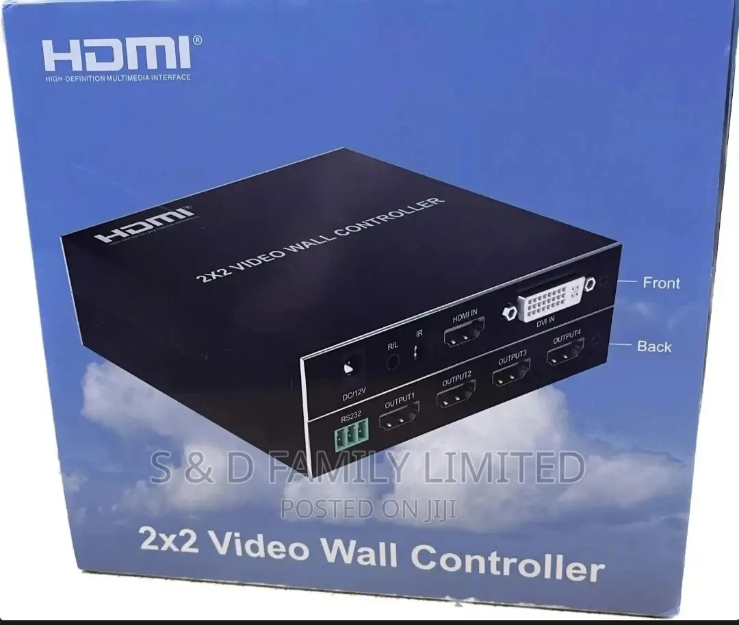 Video Wall Controller HDMI DVI 2×2 Video Processor