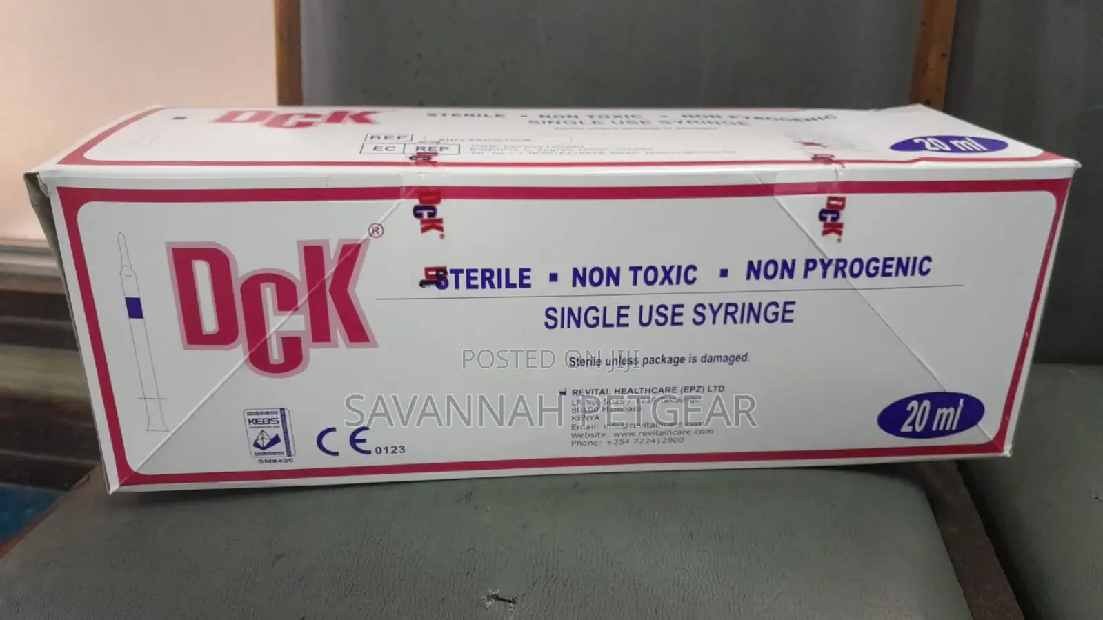 20ml Disposable Syringe 100s
