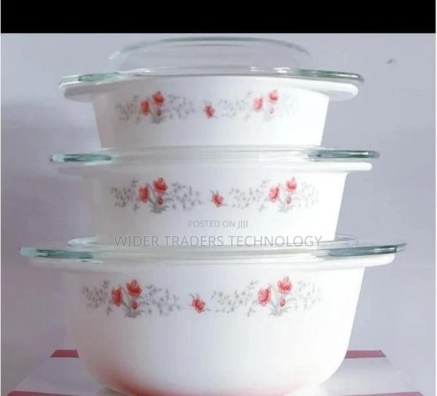 Set of 3 Redberry Casserole Serving Dishes