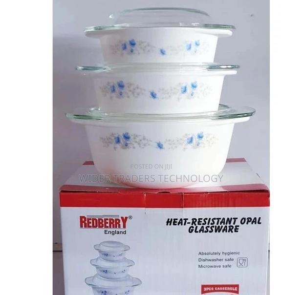 Set of 3 Redberry Casserole Serving Dishes - thumbnail 2