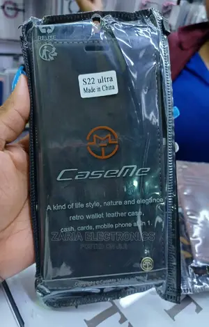 Samsung S22 Ultra Flip Leather Cover