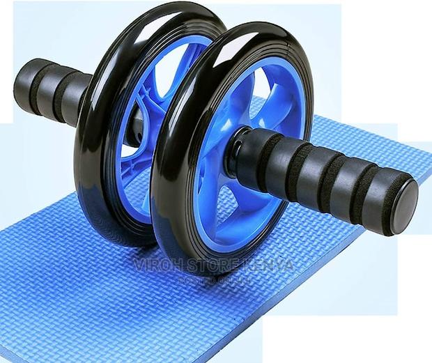 Exercise Wheel Rooler Double Wheel + Free Knee Mat - main view